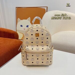 MCM Backpack Beige